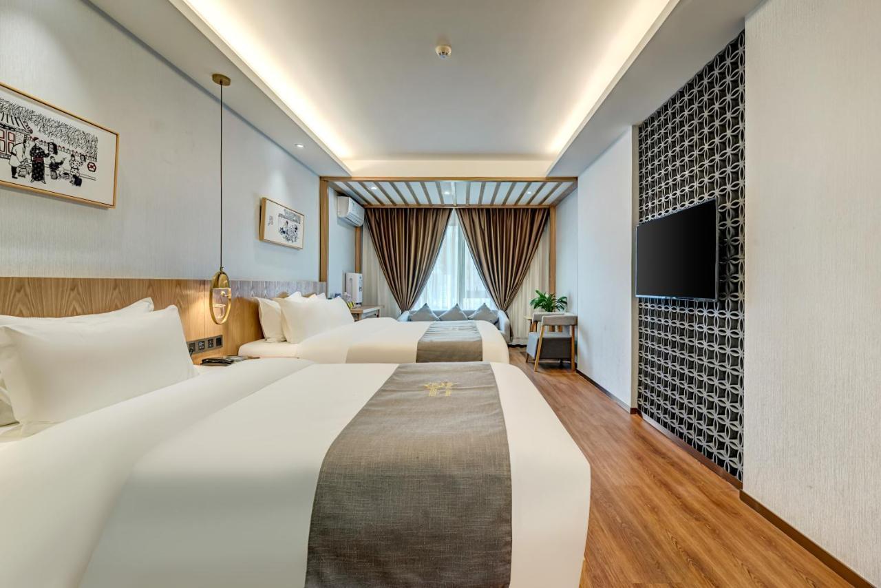 Happy Dragon Saga Hotel Beijing Tian'AnMen Forbidden City Buitenkant foto