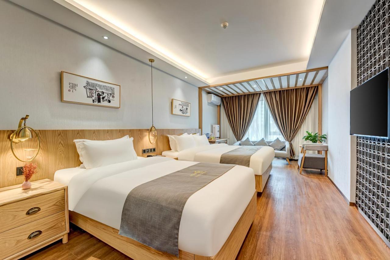 Happy Dragon Saga Hotel Beijing Tian'AnMen Forbidden City Buitenkant foto