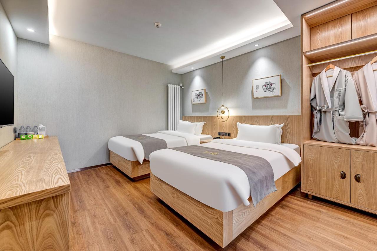 Happy Dragon Saga Hotel Beijing Tian'AnMen Forbidden City Buitenkant foto