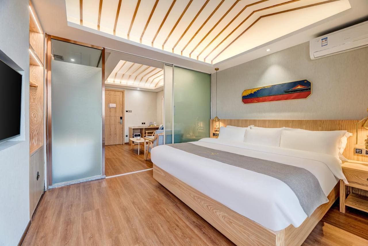 Happy Dragon Saga Hotel Beijing Tian'AnMen Forbidden City Buitenkant foto