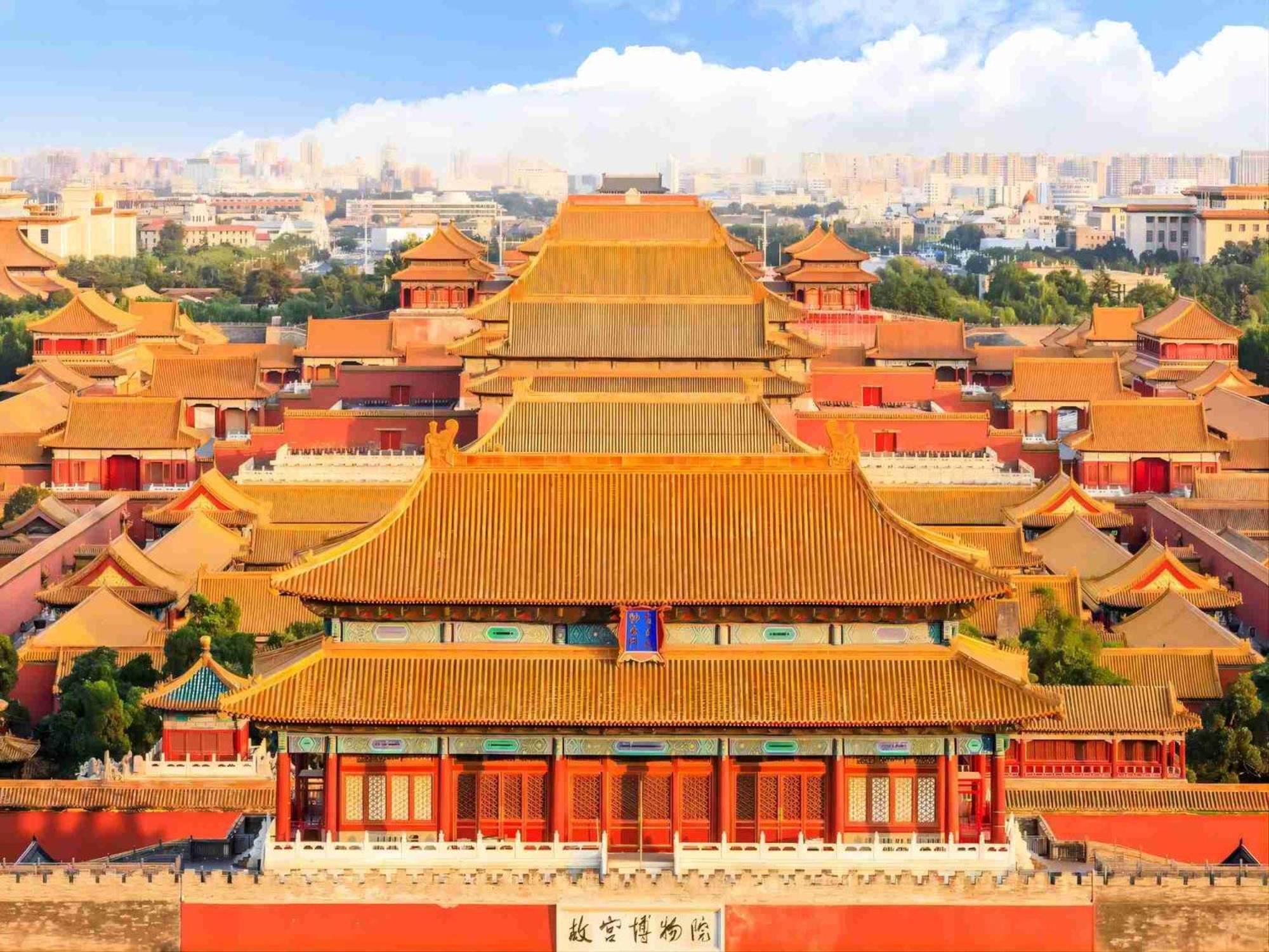Happy Dragon Saga Hotel Beijing Tian'AnMen Forbidden City Buitenkant foto