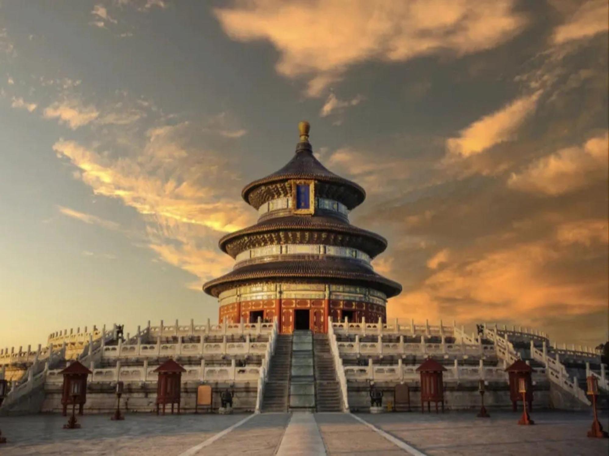 Happy Dragon Saga Hotel Beijing Tian'AnMen Forbidden City Buitenkant foto